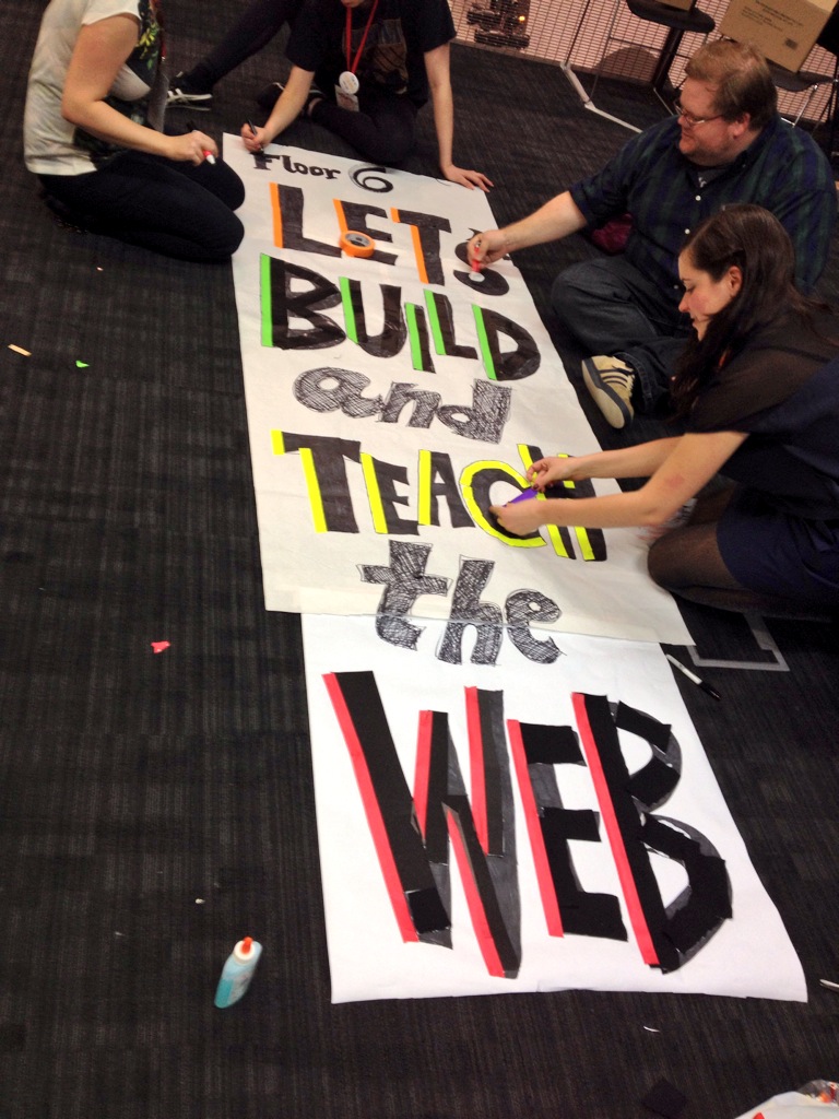 Floor 6 MozFest Sign