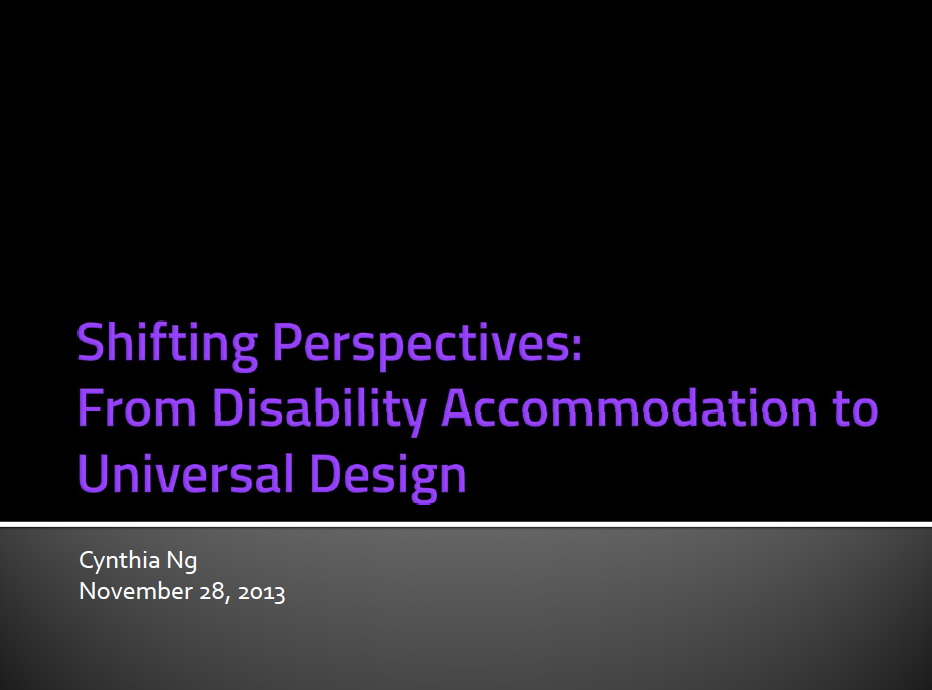 presentation black background purple text example