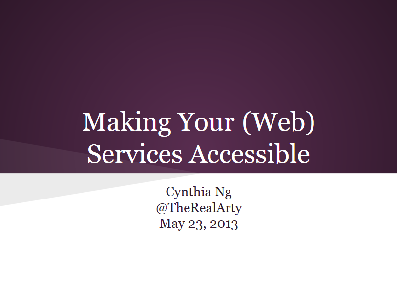 presentation purple google example