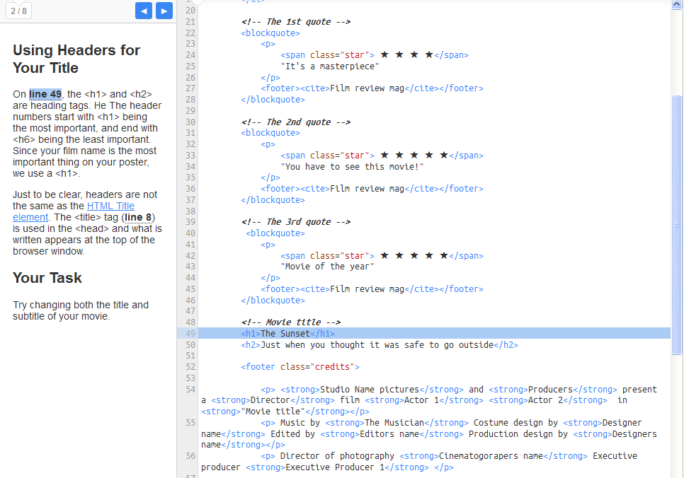 Tutorial with Inline Instructions Removed