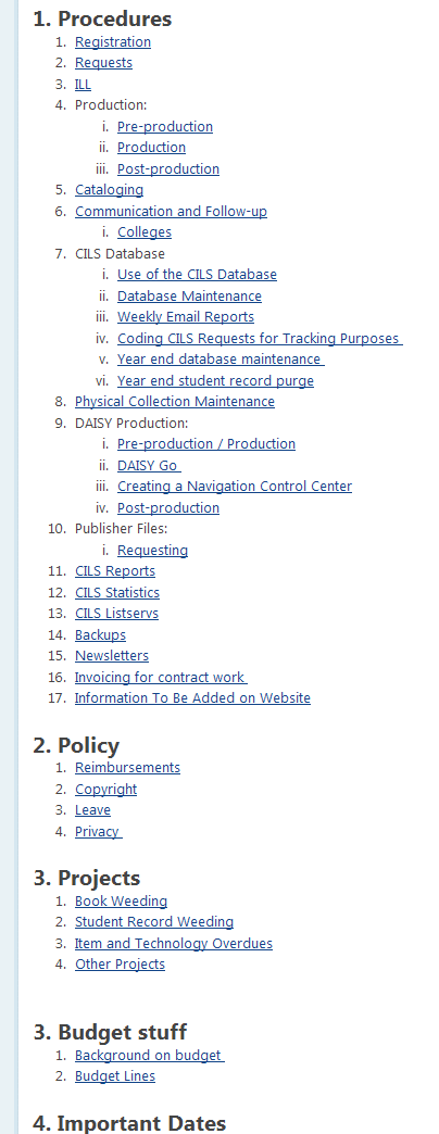 Old Main Page (Partial)