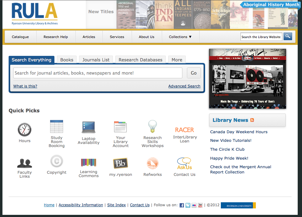 new home page