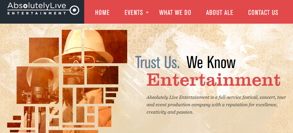 The logo of this website is an image, but the rest you see in this screenshot is just text